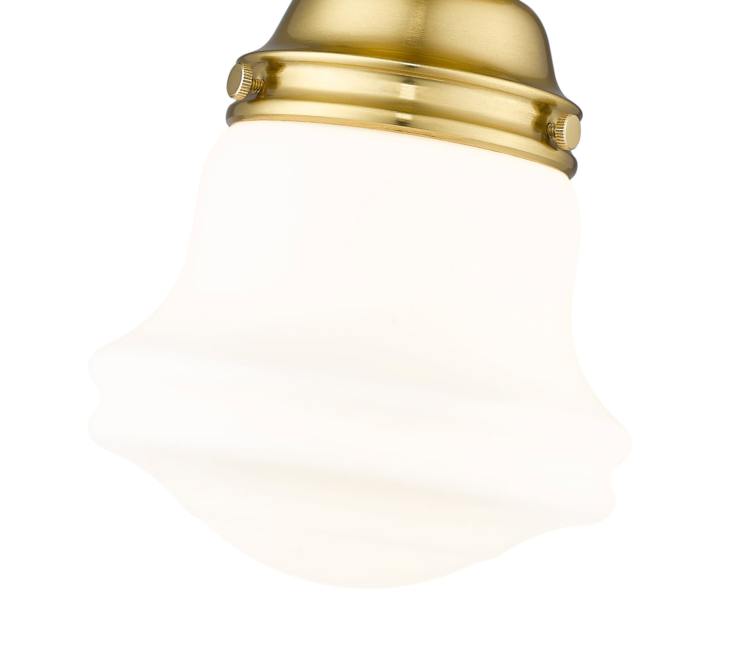 735F1-LG - Vaughn 1 Light Flush 6" Mount - Luxe Gold