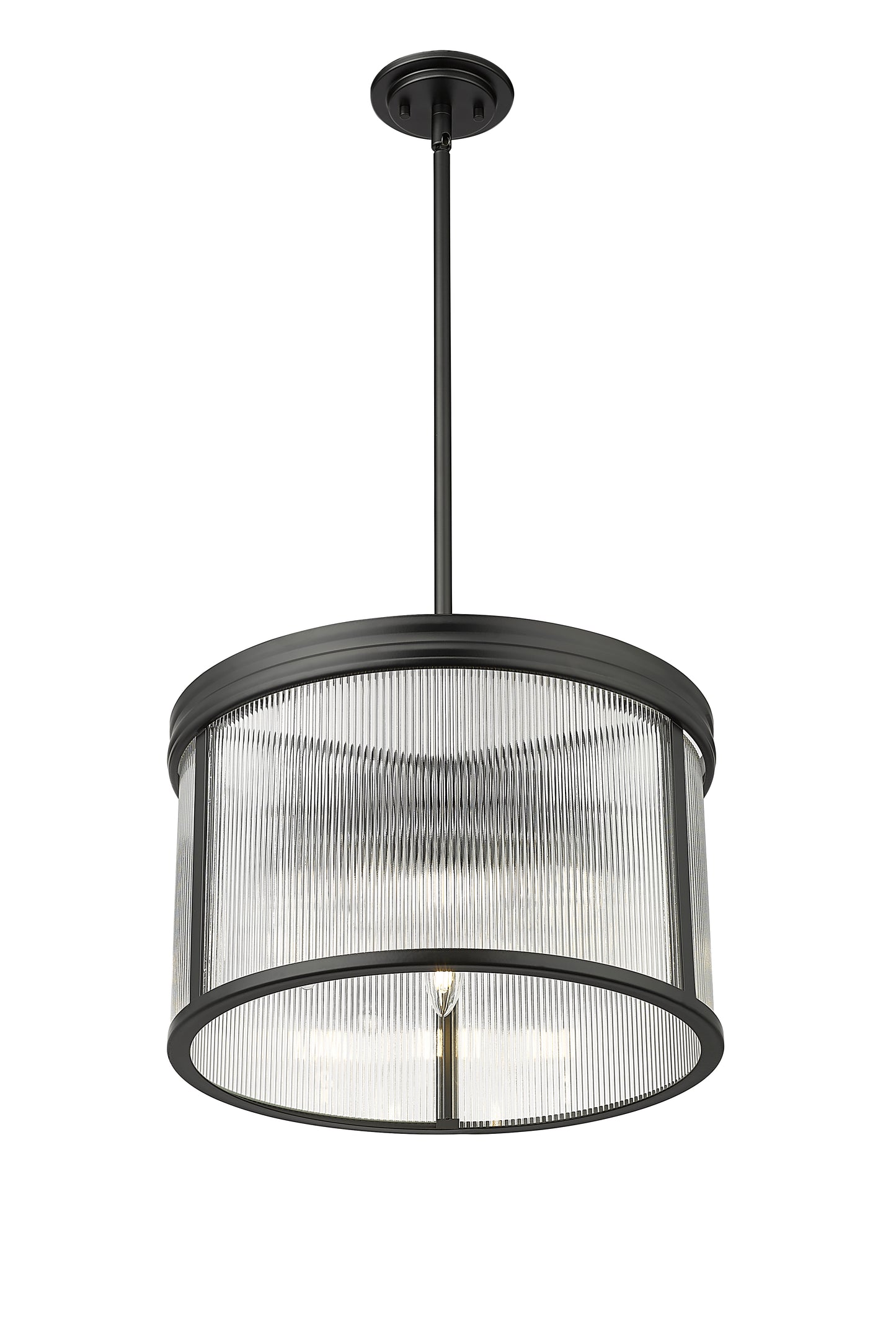 7504P18-MB - Carnaby 5 Light 18" Pendant - Matte Black
