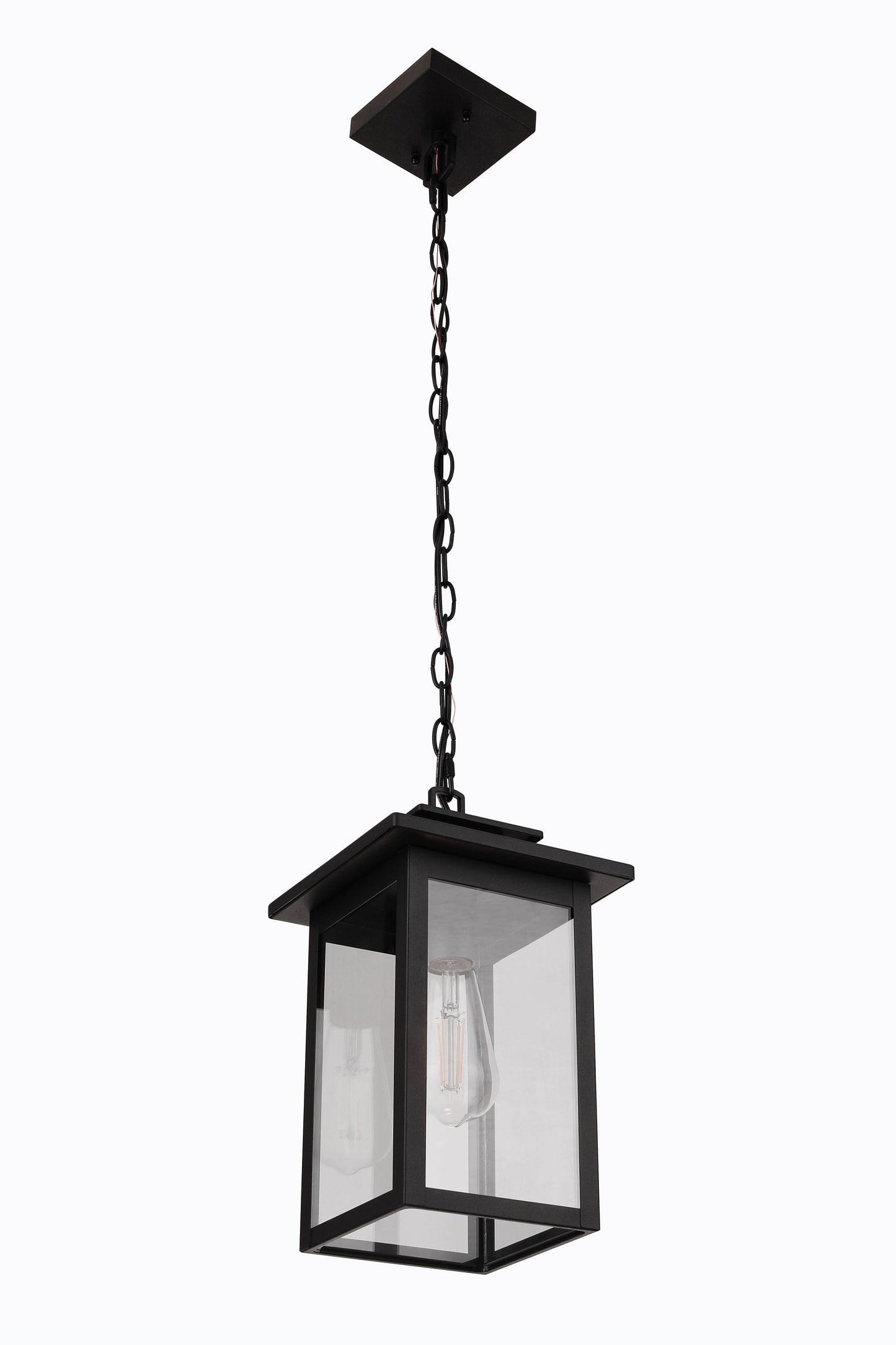 ZA7011-TB - Rock Creek 1 Light 7.5" Wide Outdoor Pendant - Textured Black