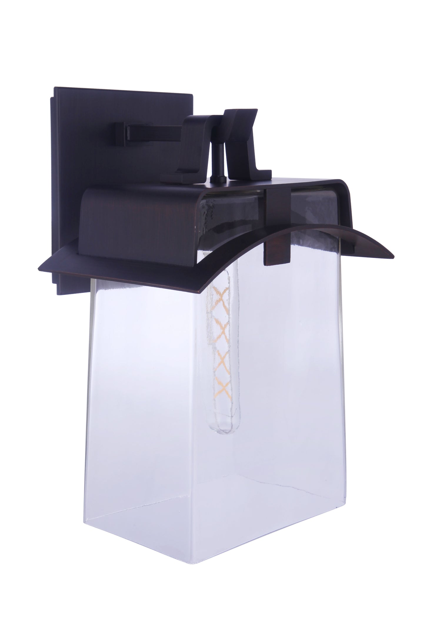 ZA6024-ABZ - Smithy 1 Light 17" High Outdoor Wall Lantern - Aged Bronze Brushed