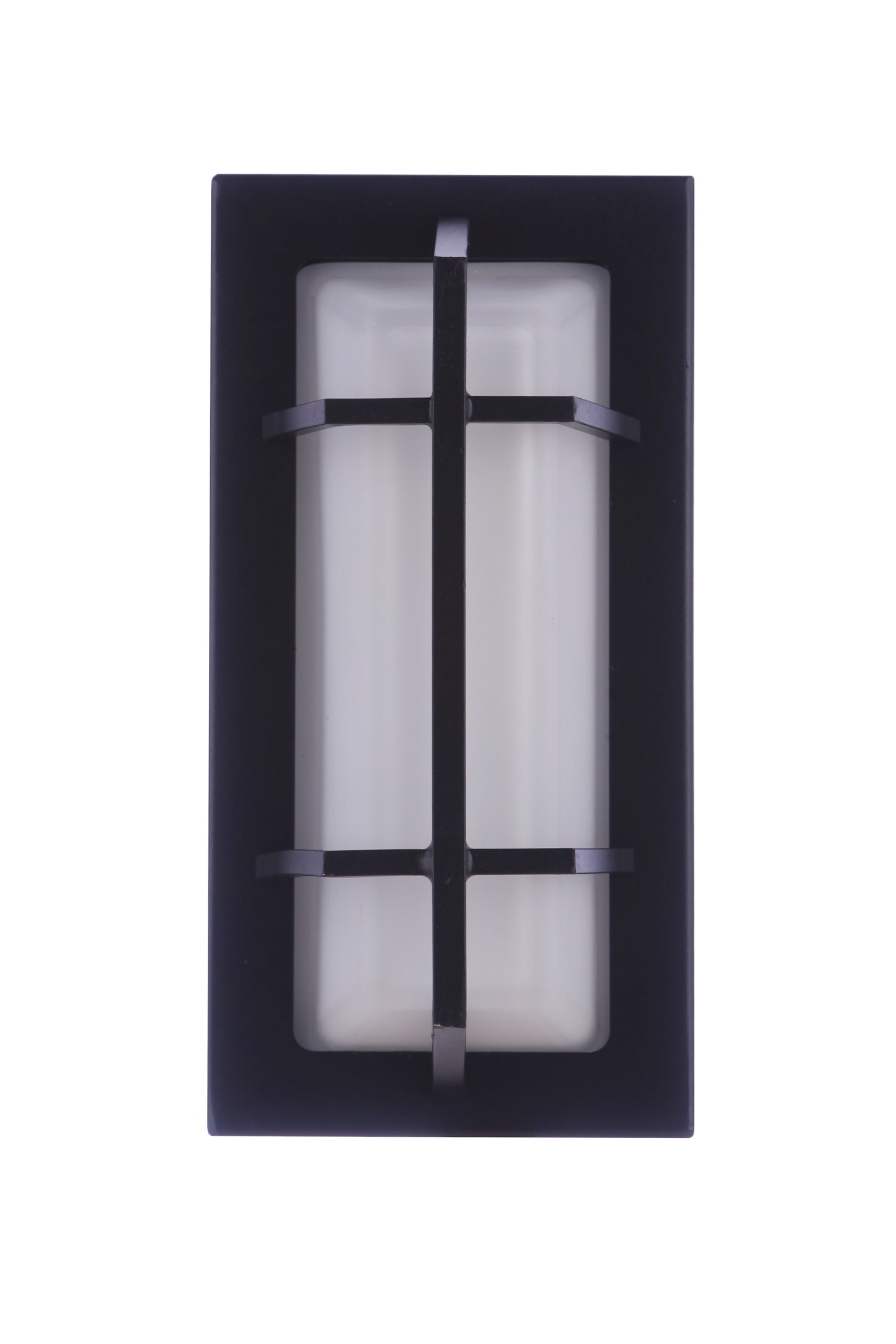 ZA6102-TB - Bulkhead Rectangular 1 Light 10" High Outdoor Wall/Ceiling Mount - Textured Black