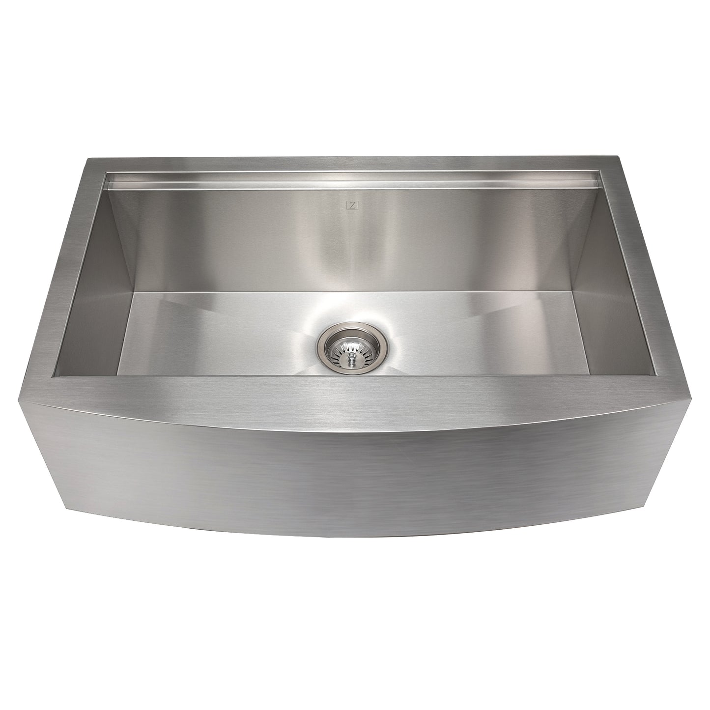 SLSAP-33 - 33" Moritz Farmhouse Apron Mount Single Bowl Stainless Steel Kitchen Sink with Bottom Grid and Accessories