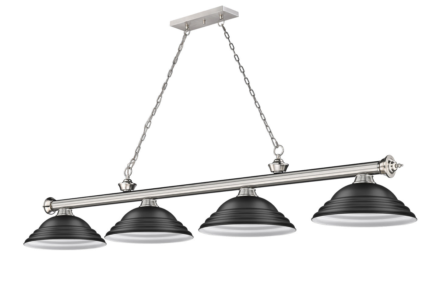 2306-4BN-SMB - Cordon 4 Light 82" Billiard - Brushed Nickel