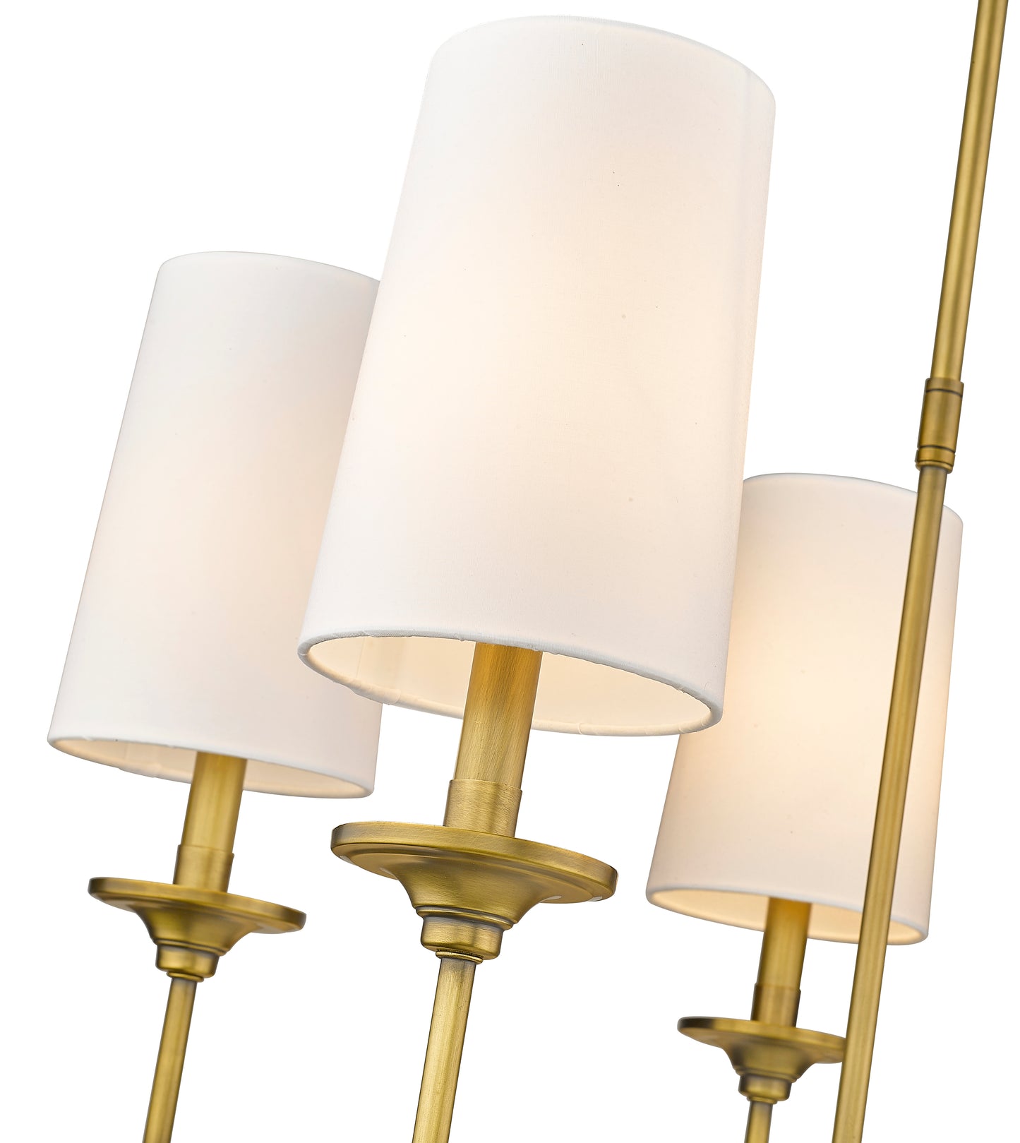 3033-5RB - Emily 5 Light 28" Chandelier - Rubbed Brass