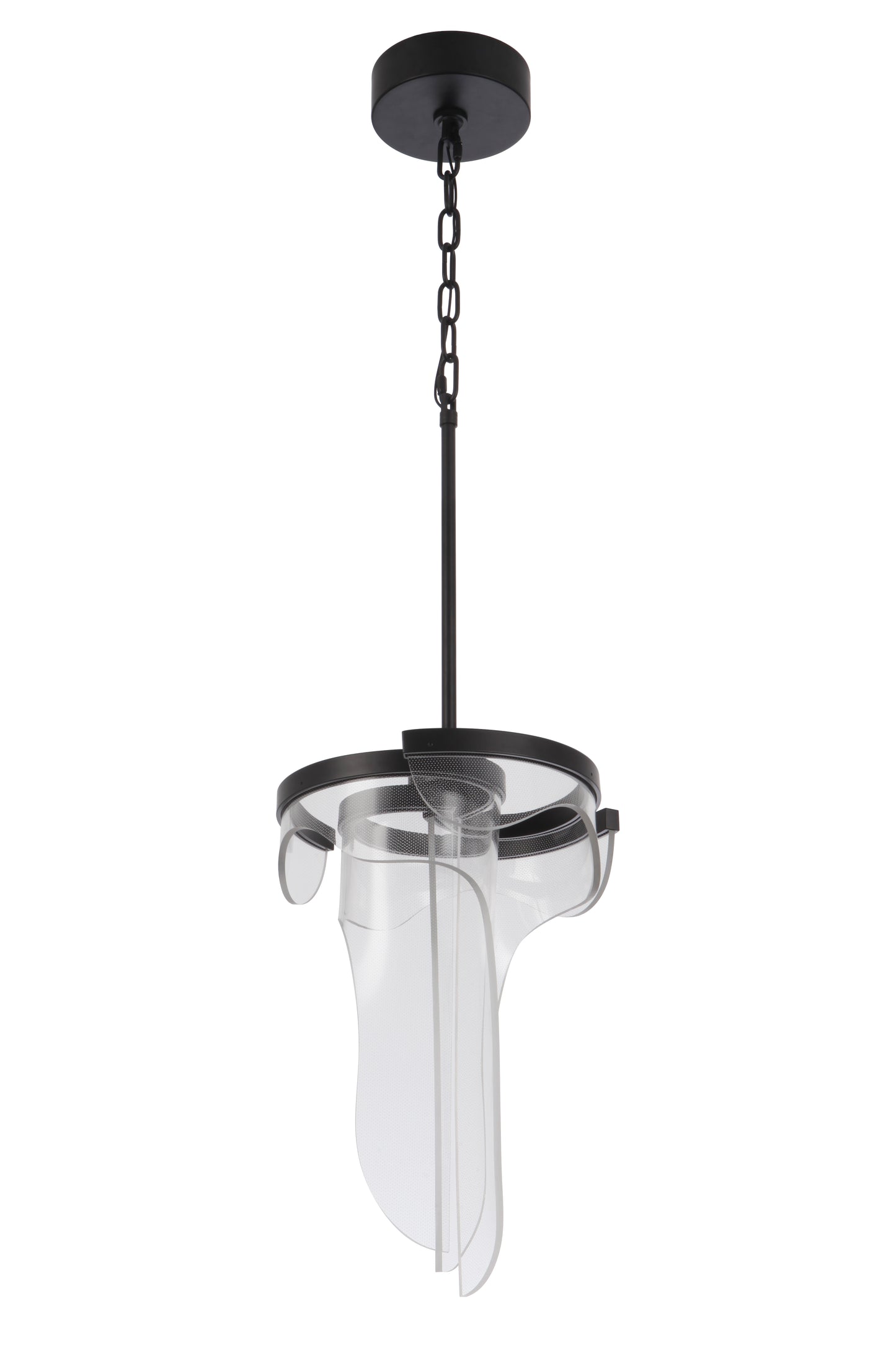 59693-FB-LED - Estrella 12.63" Wide Pendant - Flat Black