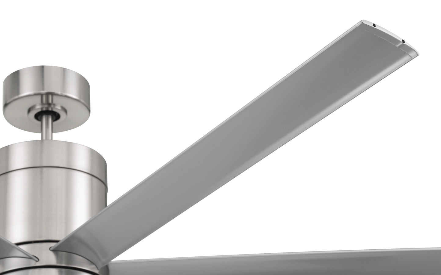 TTE65BNK6 - Tate 65" 6 Blade Indoor Outdoor Ceiling Fan with Light Kit - Brushed Nickel