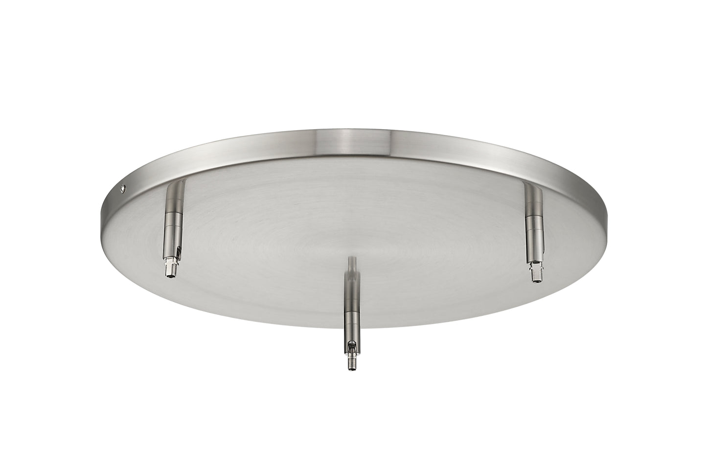 CP1803-BN - Multi Point Canopy 3 Light Ceiling 18" Plate - Brushed Nickel