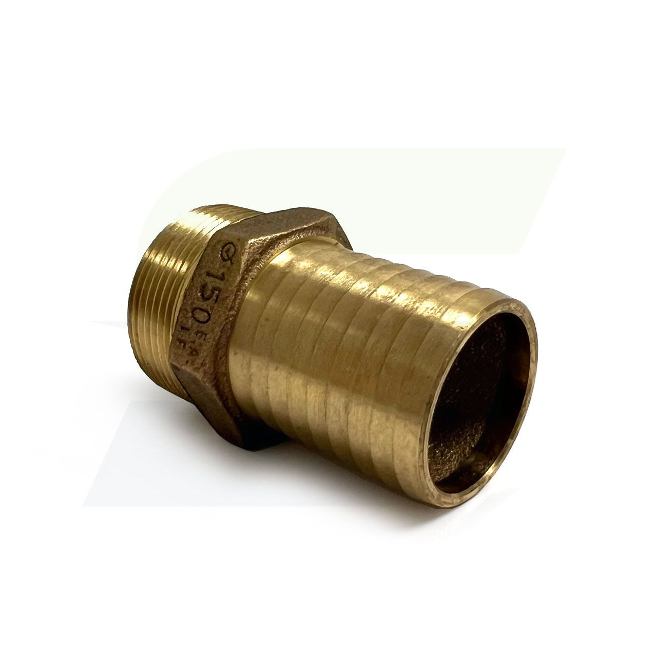 RBMANL150 - 1-1/2" Brass Hose Barb x MPT Male Adapter