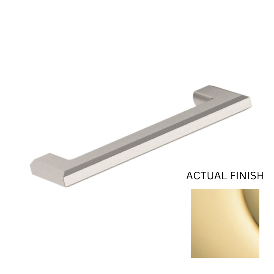 4412031 - 4" Centers - Bevel Pull - Unlacquered Brass