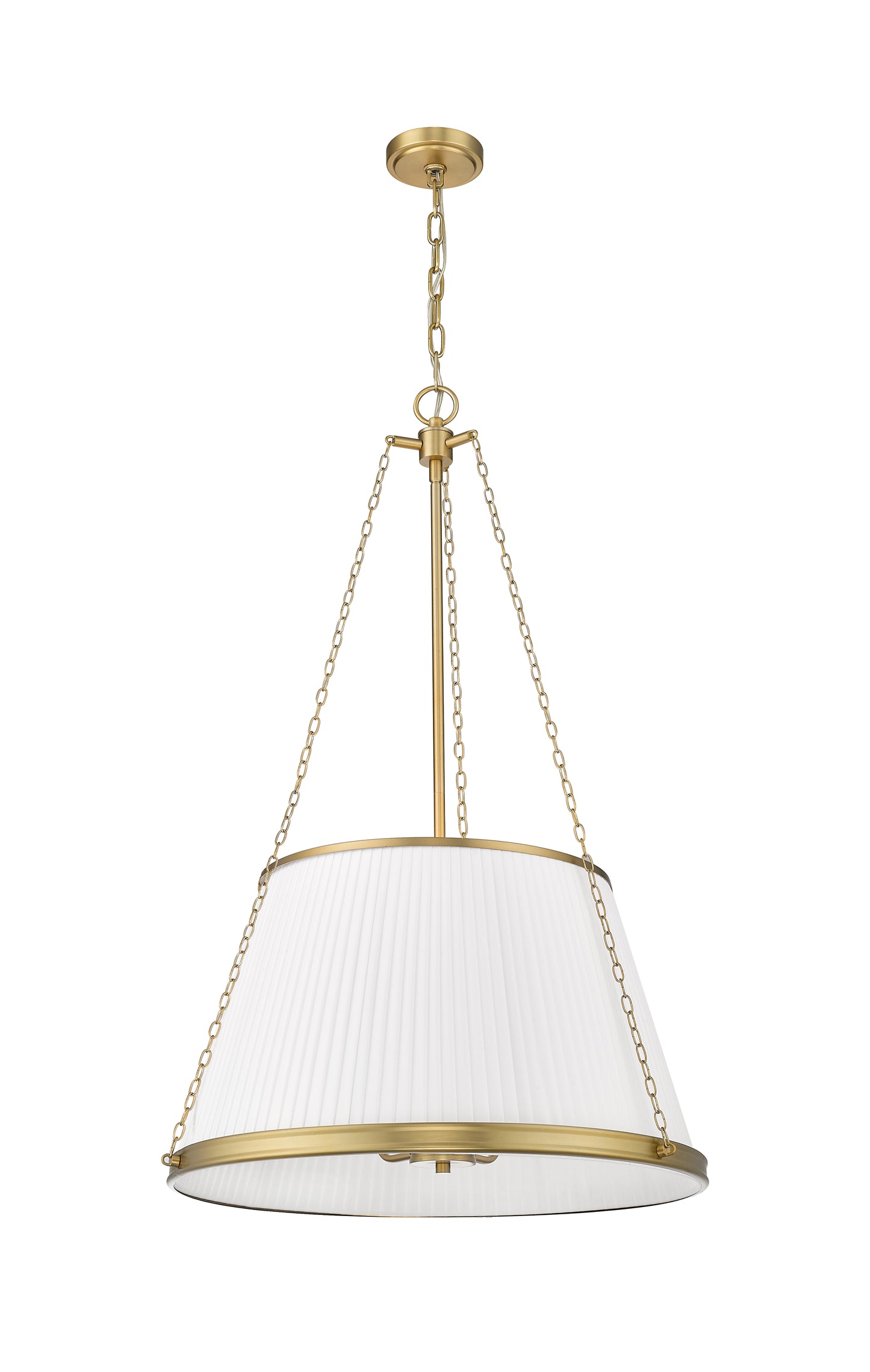 1954P24-MGLD - Madeline 6 Light 24" Pendant - Modern Gold