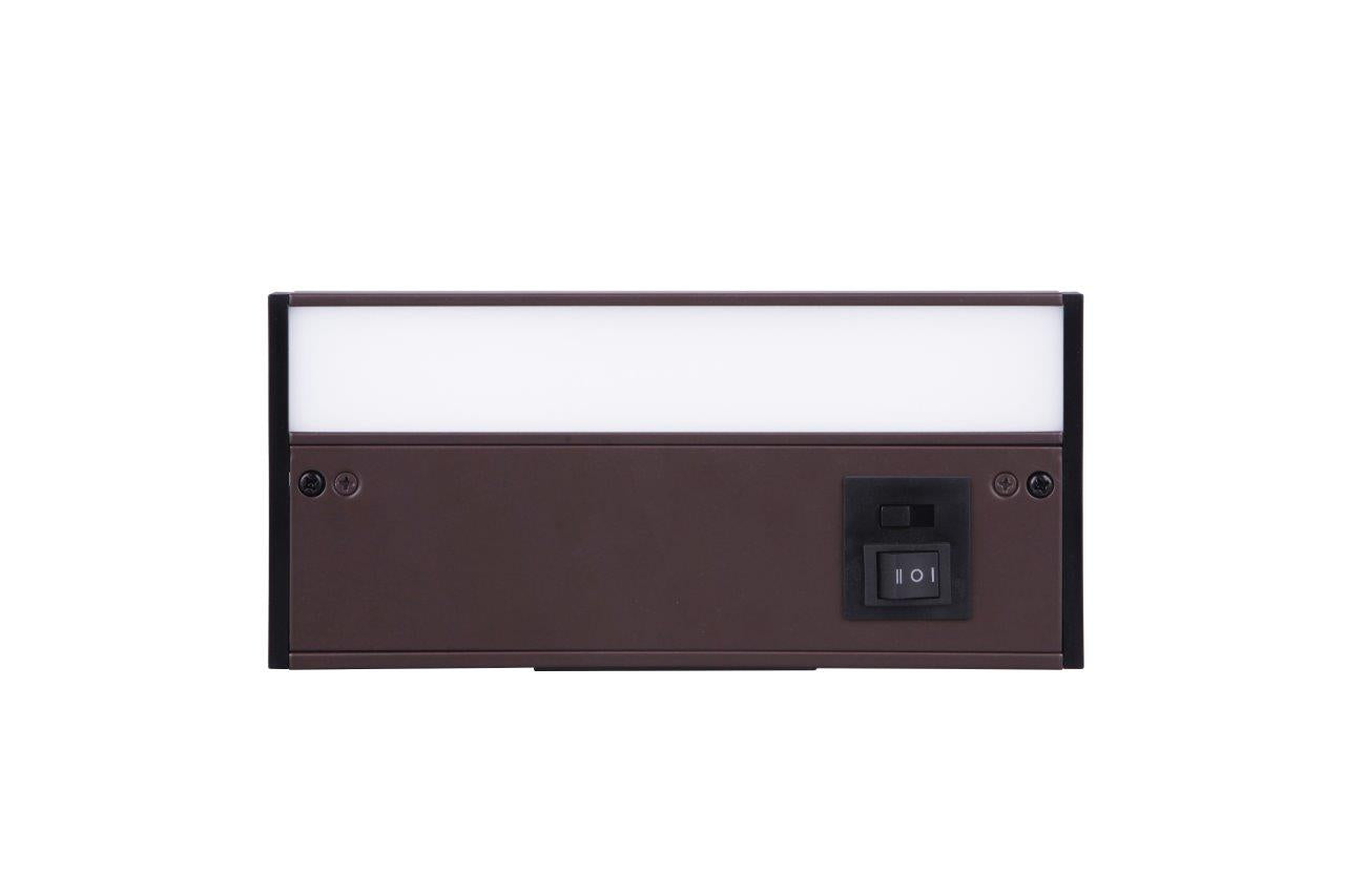 CUC3008-BZ-LED - 3CCT Under Cabinet Light Bars 1 Light 3.63" Wide Under Cabinet Light Bar - Bronze