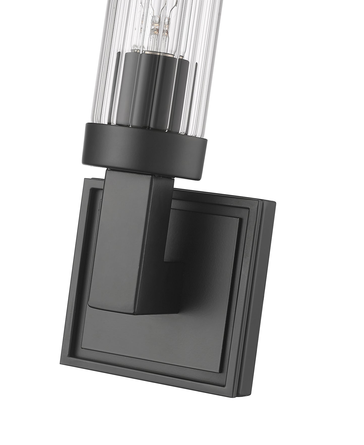 740-1S-MB - Beau 1 Light Wall 17" Sconce - Matte Black