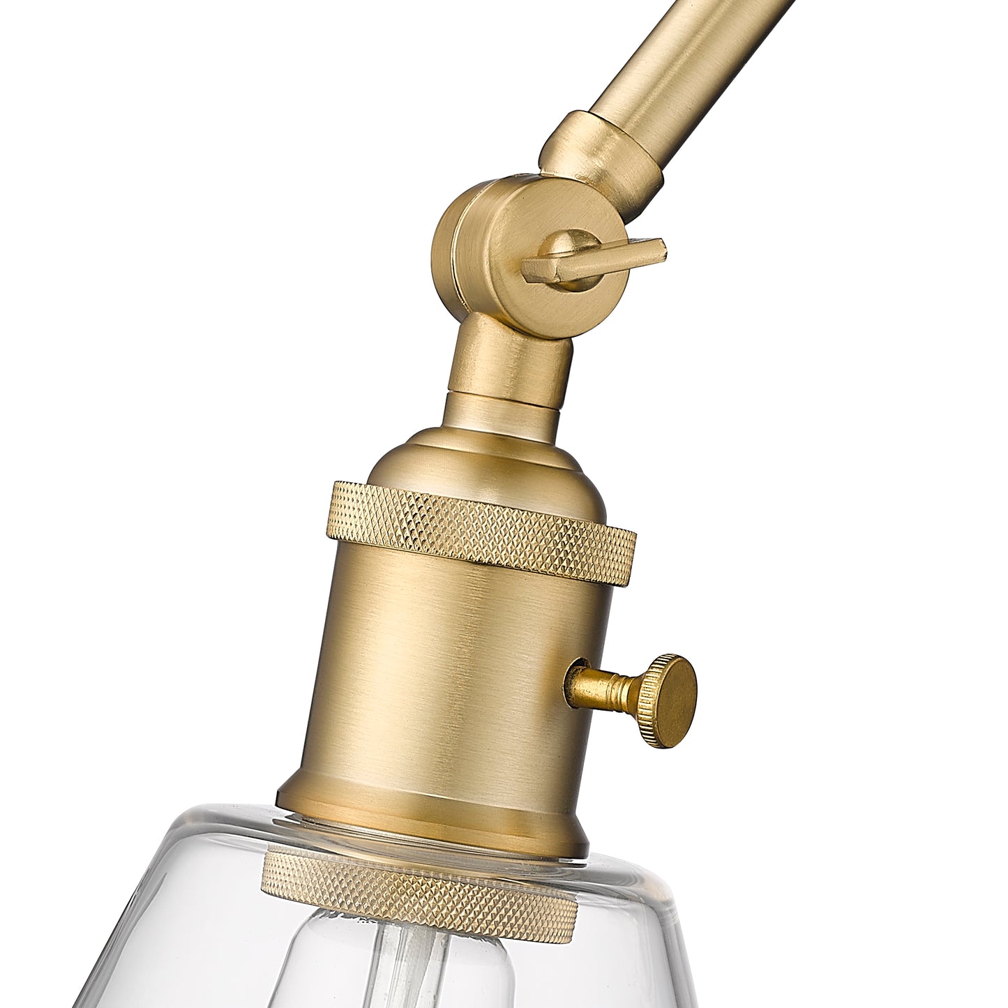 348S-MGLD - Gayson 1 Light Wall 8" Sconce - Modern Gold