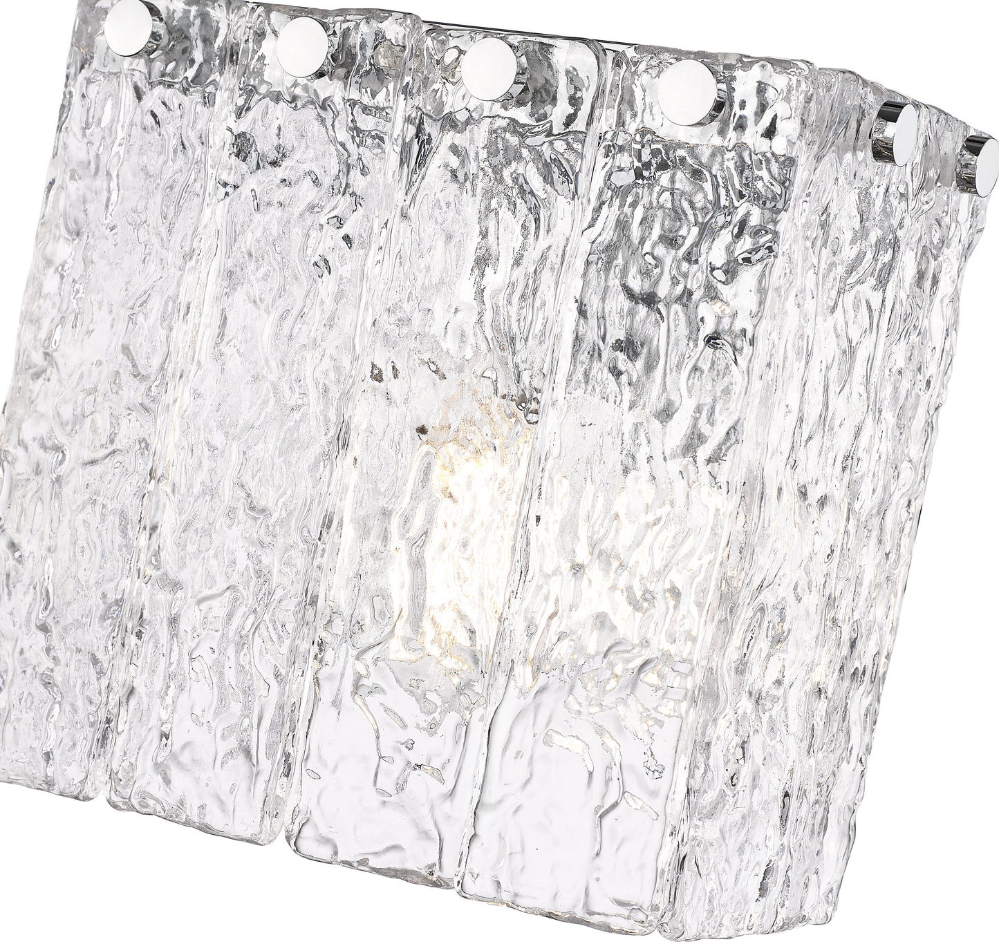 1943-1S-CH - Glacier 1 Light Wall 7" Sconce - Chrome