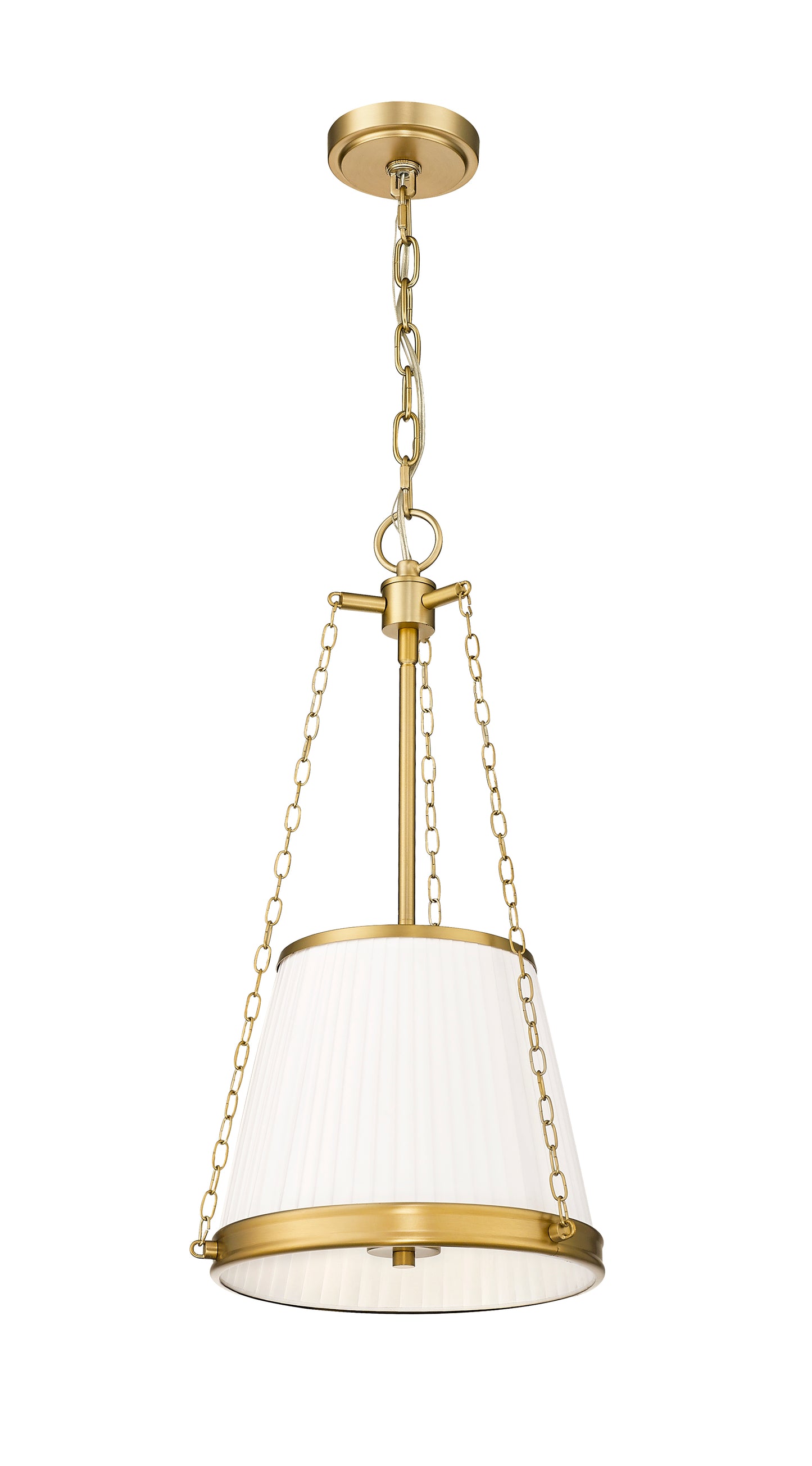 1954P12-MGLD - Madeline 4 Light 12" Pendant - Modern Gold