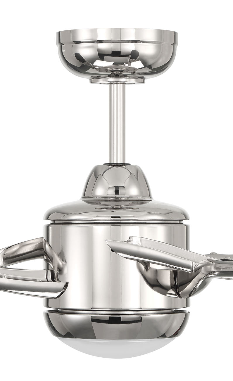 VIA72PLN3 - Viva 72" 3 Blade Ceiling Fan with Light Kit - Polished Nickel