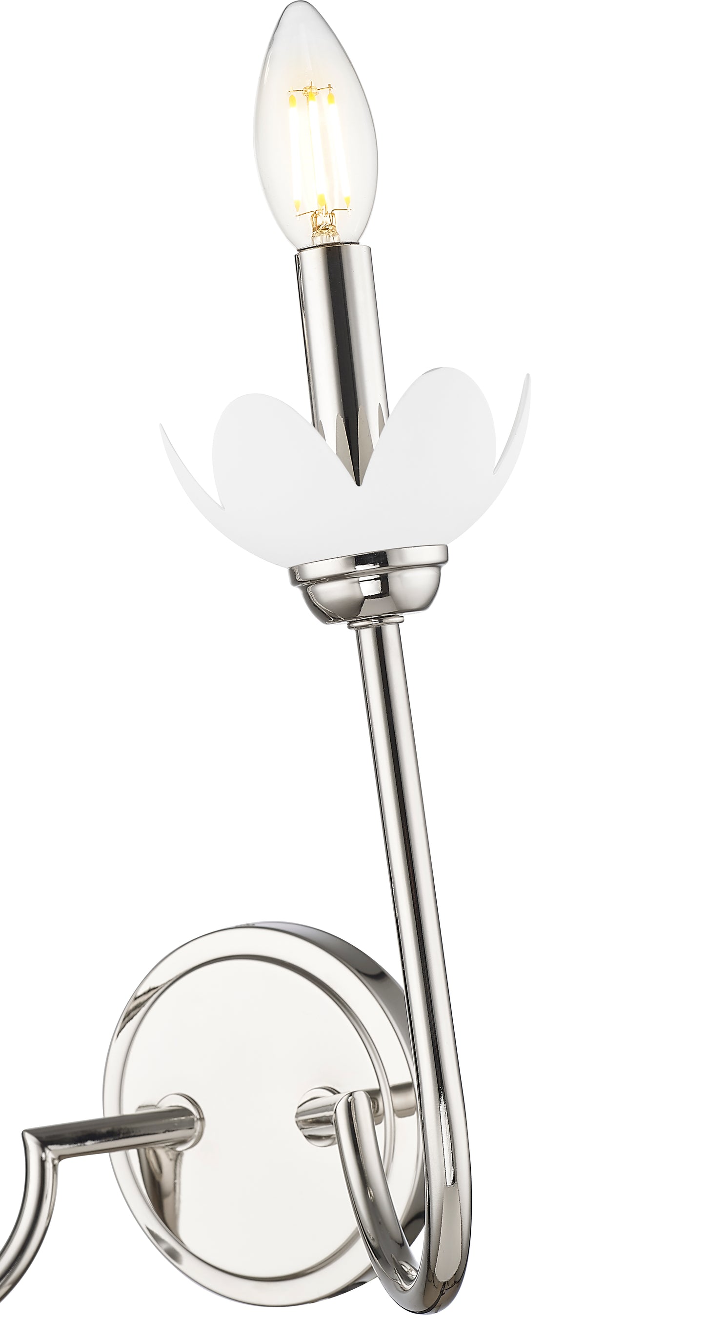 352-2S-PN - Allistair 2 Light Wall 12" Sconce - Polished Nickel