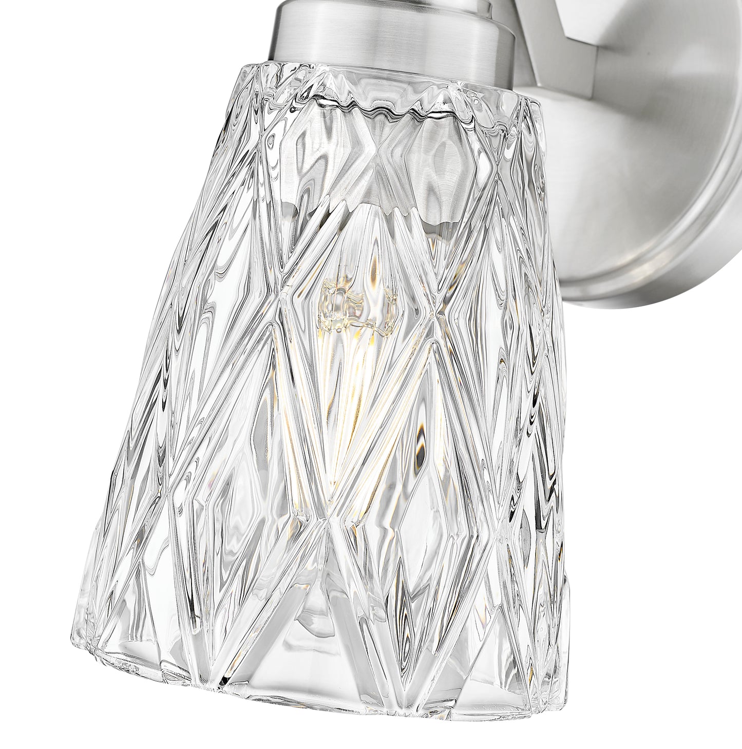 1960-1S-BN - Andree 1 Light Wall 9" Sconce - Brushed Nickel