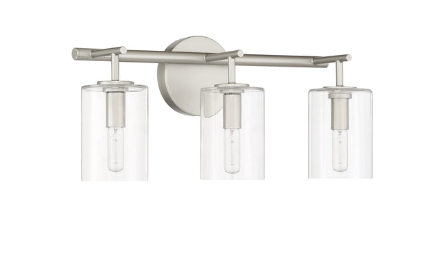 55603-SN - Hailie 3 Light 20" Wide Vanity Light - Satin Nickel