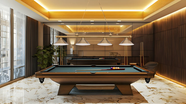 2306-4HBR-HBR15 - Cordon 4 Light 81" Billiard - Heritage Brass