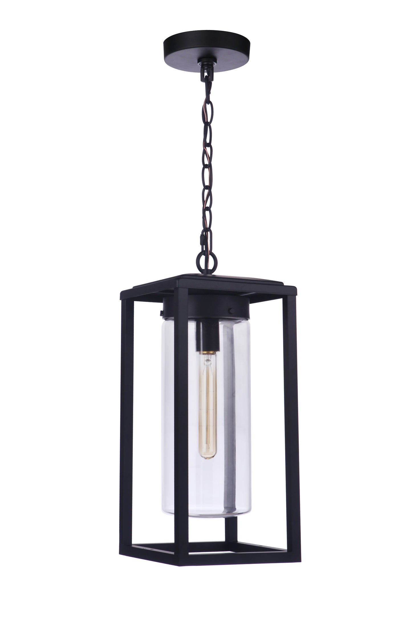 ZA4821-MN - Neo 1 Light 7.88" Wide Outdoor Pendant - Midnight