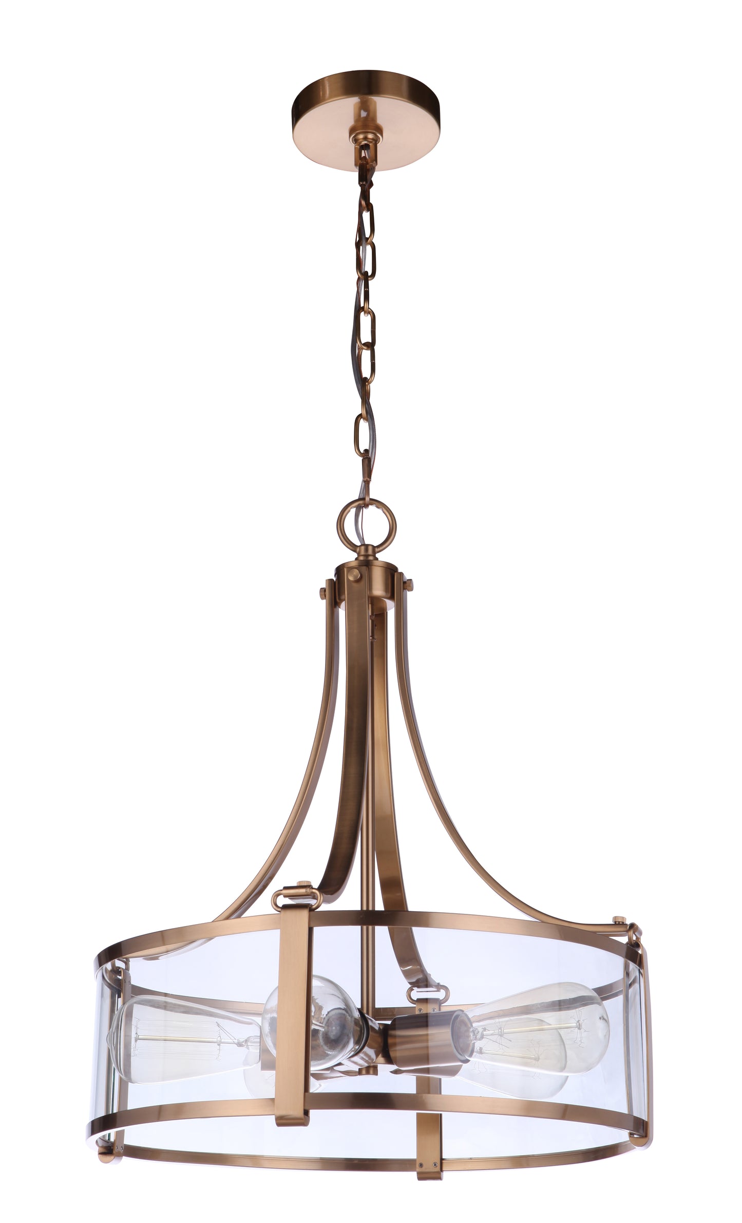 55395-SB - Elliot 5 Light 16" Wide Pendant - Satin Brass