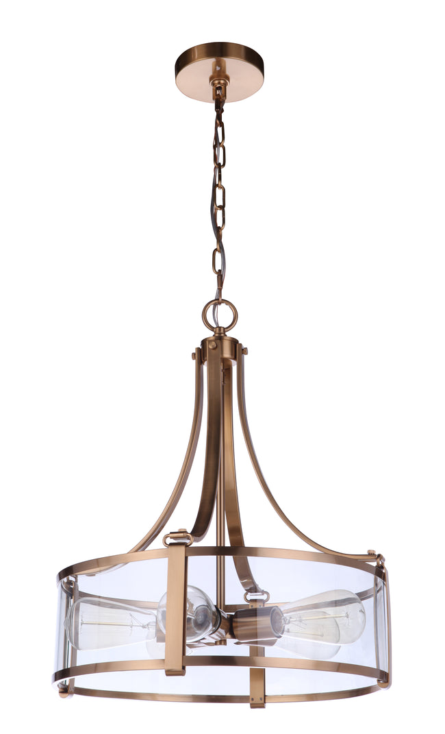55395-SB - Elliot 5 Light 16" Wide Pendant - Satin Brass