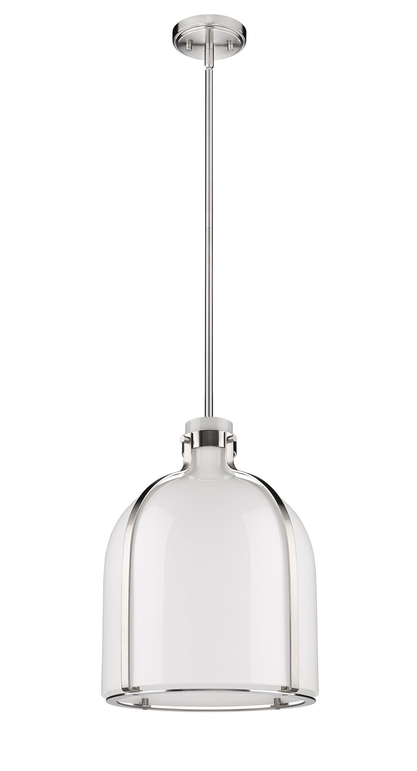 818-12BN - Pearson 1 Light 12" Pendant - Brushed Nickel