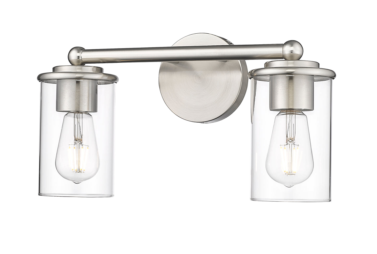 742-2V-BN - Thayer 2 Light 16" Vanity - Brushed Nickel