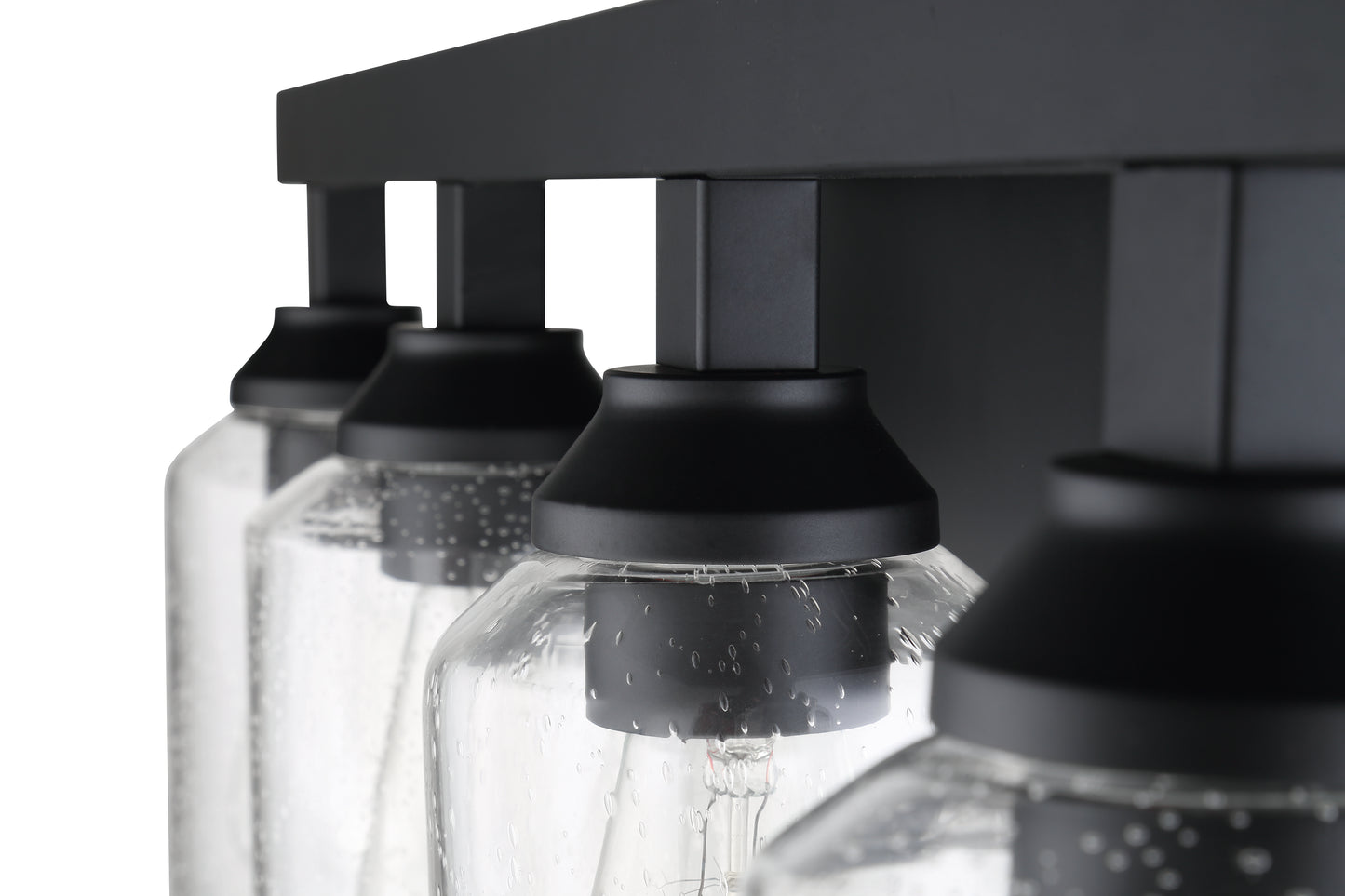 53104-FB - Chicago 4 Light 28" Wide Vanity Light - Flat Black