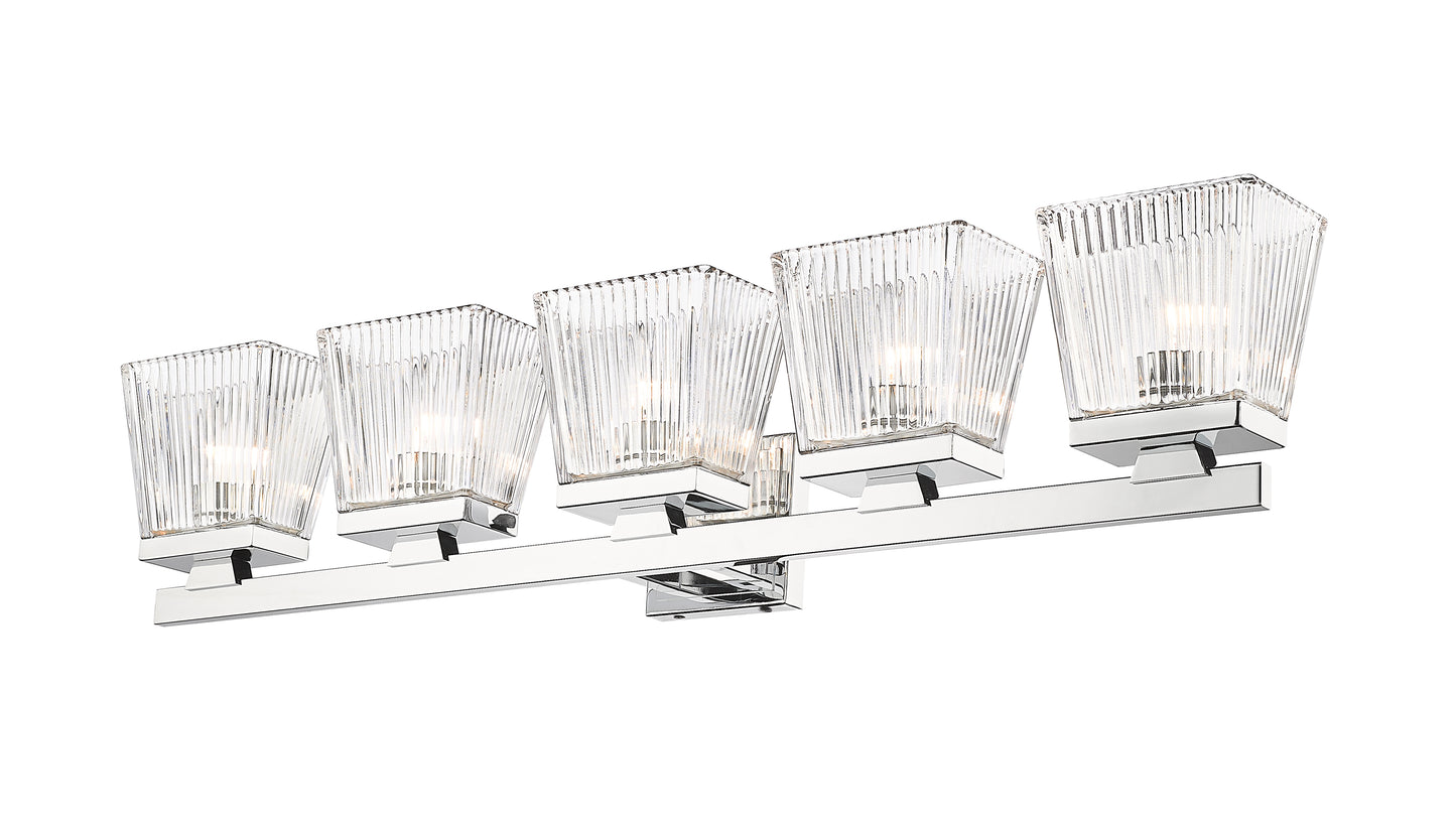 1936-5V-CH - Astor 5 Light 36" Vanity - Chrome