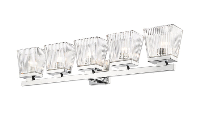 1936-5V-CH - Astor 5 Light 36" Vanity - Chrome