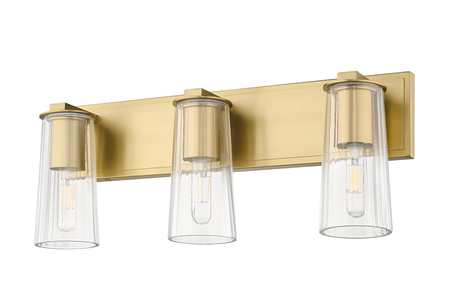 826-3V-MGLD - Titus 3 Light 24" Vanity - Modern Gold