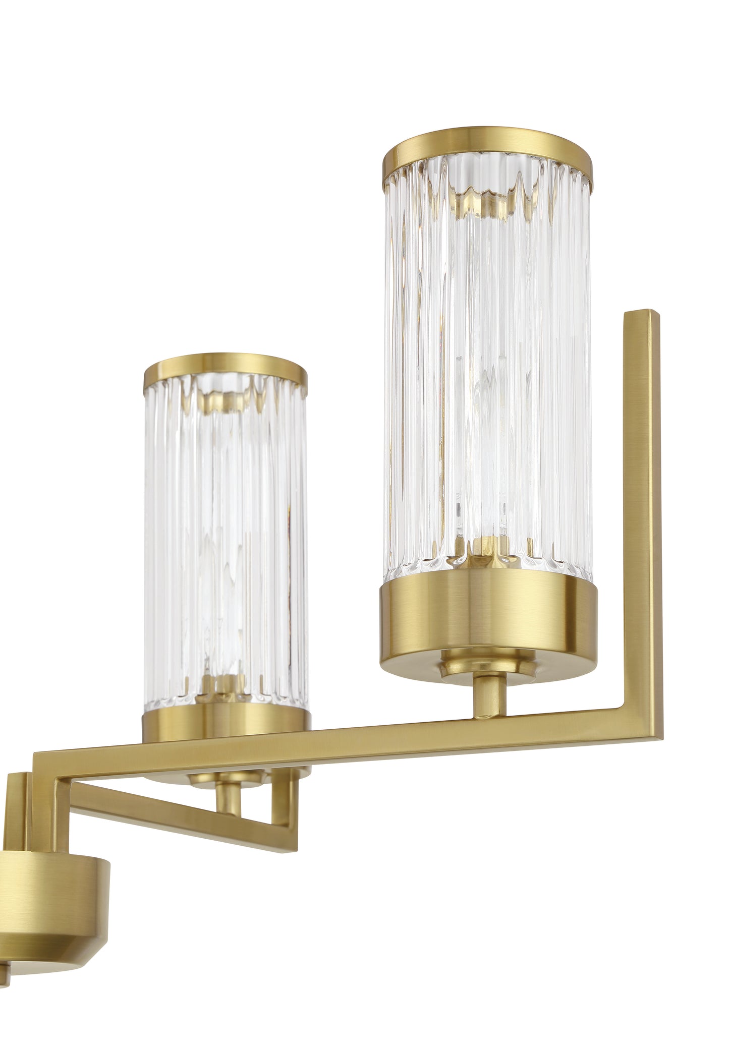 60124-SB - Whittley 4 Light 24" Wide Chandelier - Satin Brass
