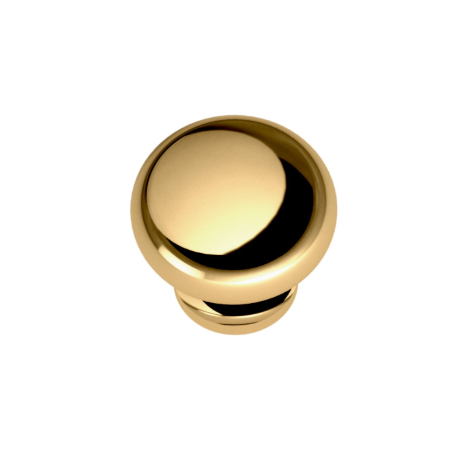 4704003 - 1" - Classic Knob - Polished Brass