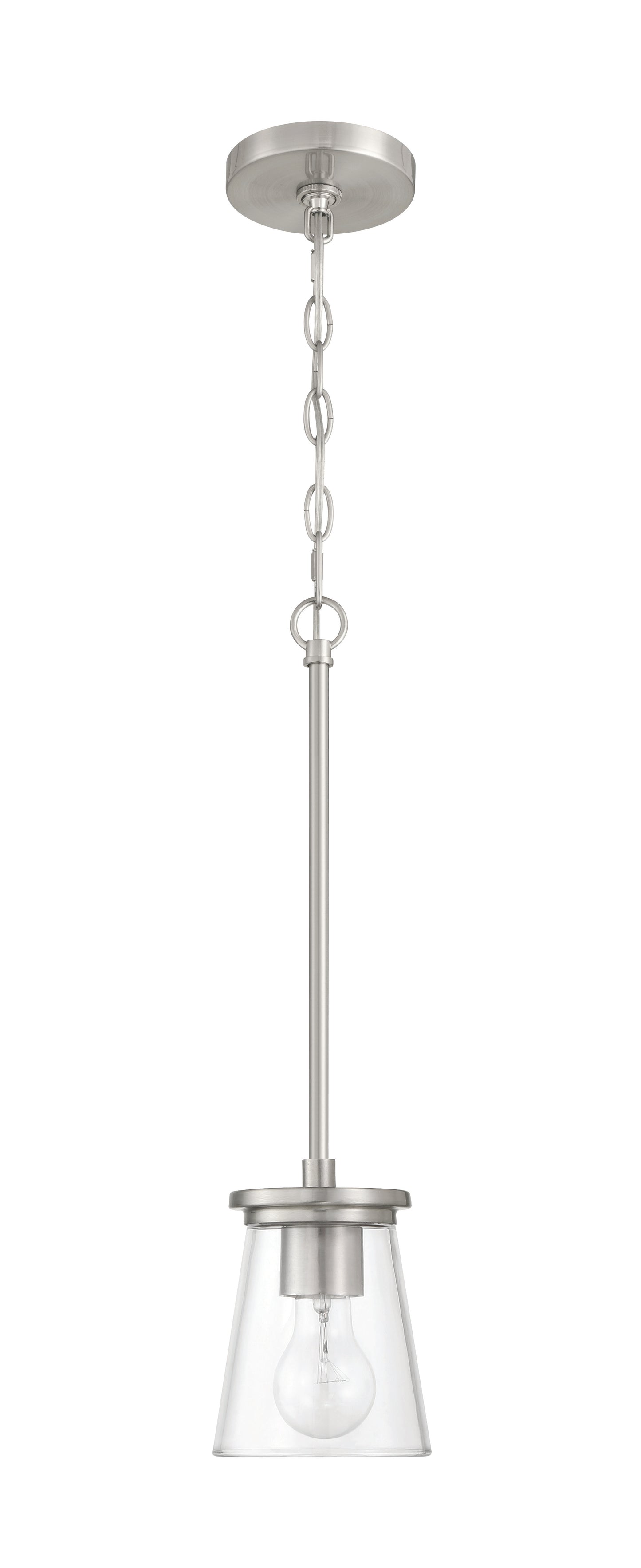 60491-BNK - Connell 1 Light 5" Wide Mini Pendant - Brushed Nickel