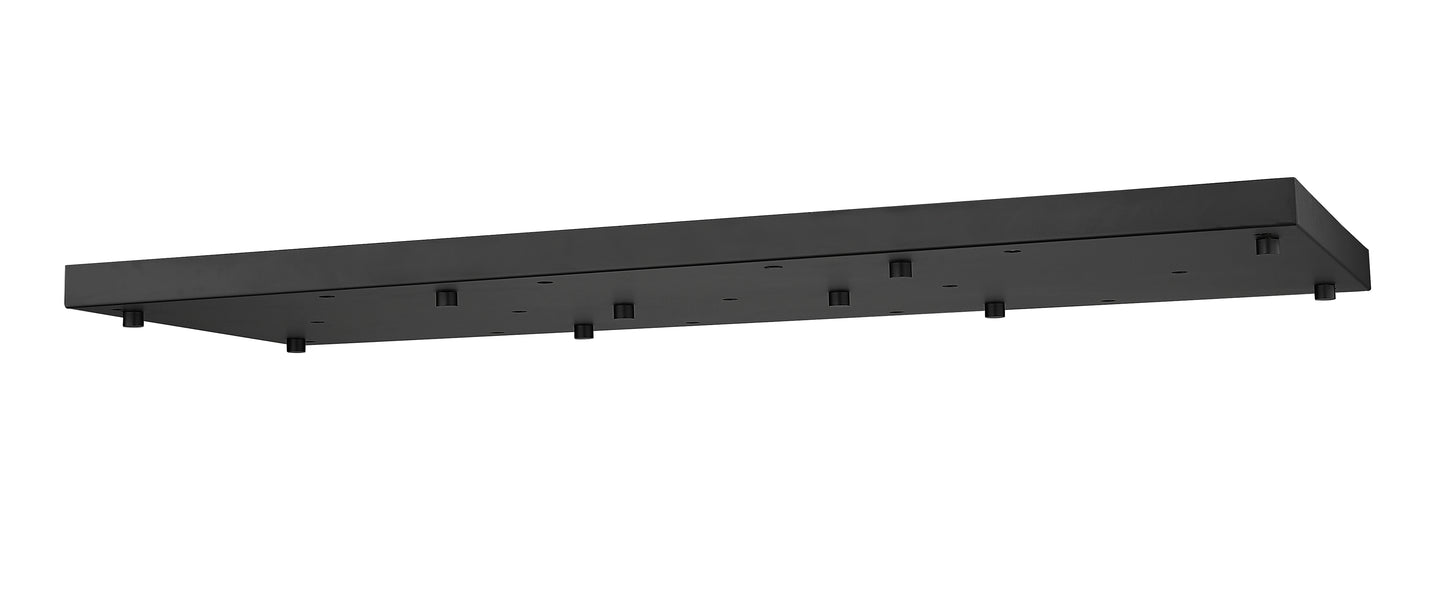 CP4217L-MB - Multi Point Canopy 17 Light Ceiling 18" Plate - Matte Black