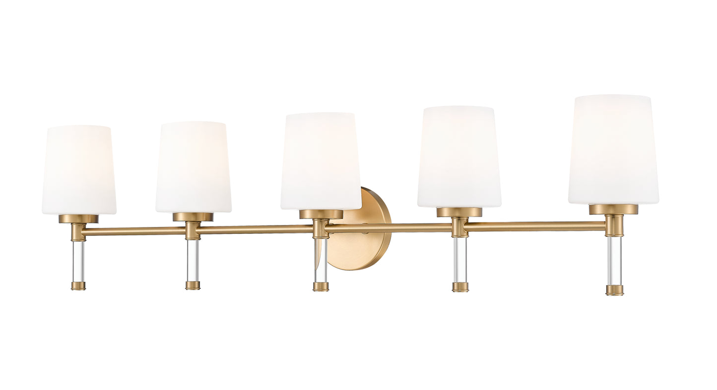 7700-5V-MGLD - Henri 5 Light 42" Vanity - Modern Gold