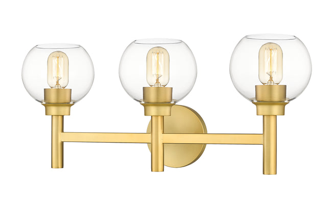 7502-3V-BG - Sutton 3 Light 24" Vanity - Brushed Gold