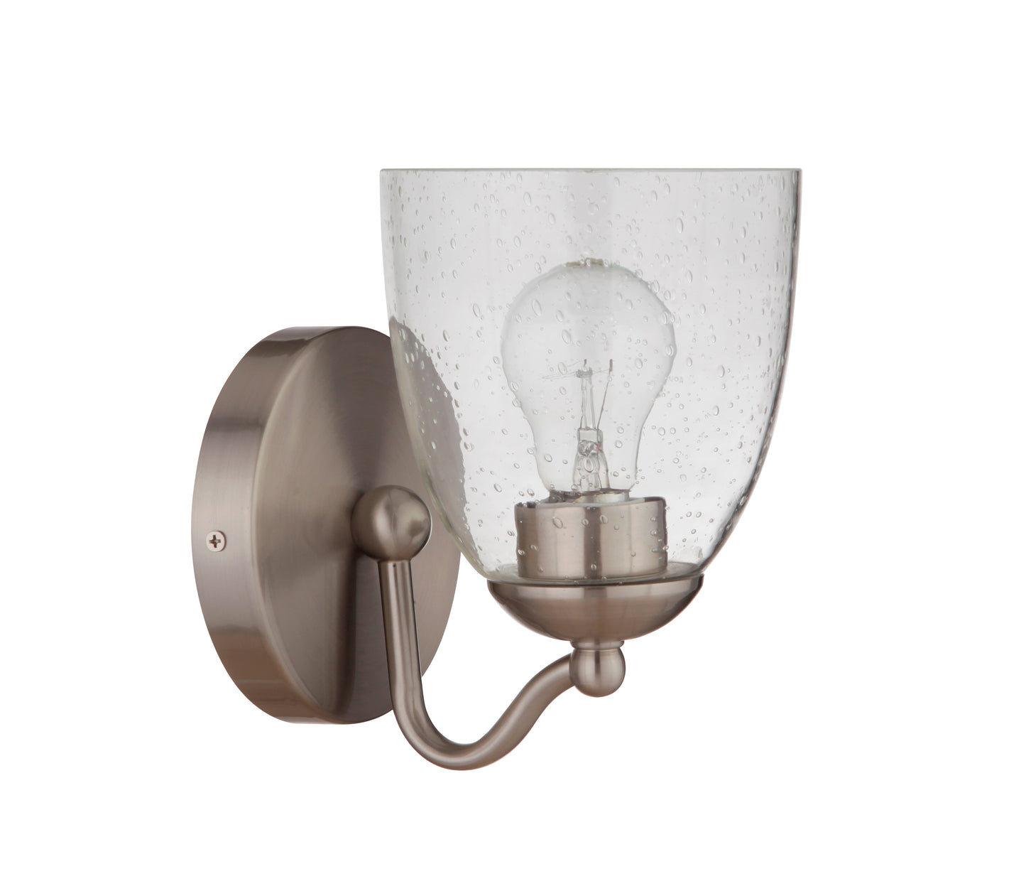 19906BNK1 - Hillridge 1 Light 9.5" High Wall Sconce - Brushed Nickel