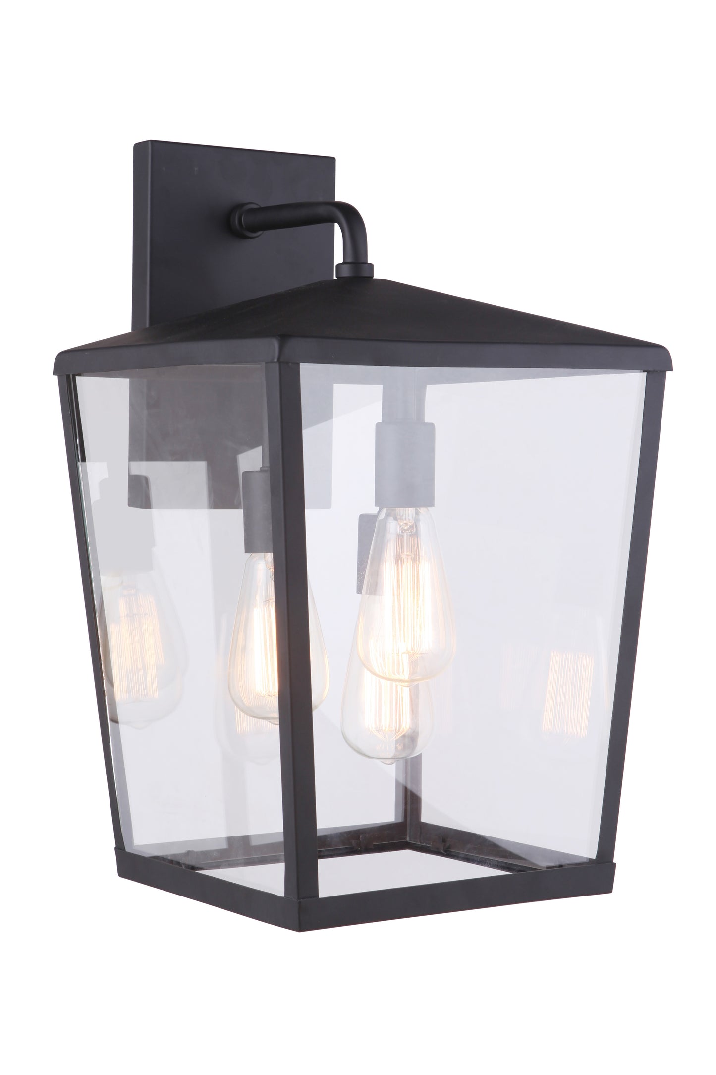 ZA4634-MN - Olsen 3 Light 19" High Outdoor Wall Lantern - Midnight