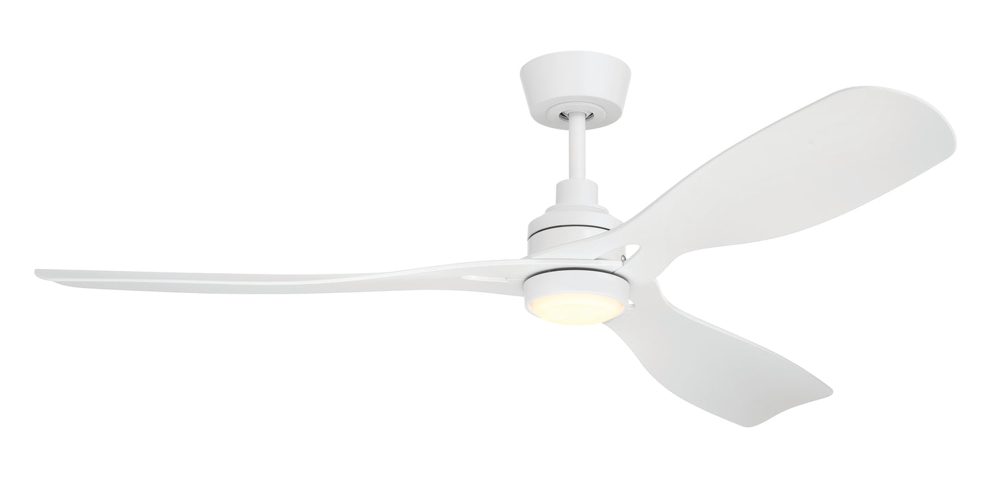 AMG52W3 - Amigo 52" 3 Blade Indoor Outdoor Ceiling Fan with Light Kit - White