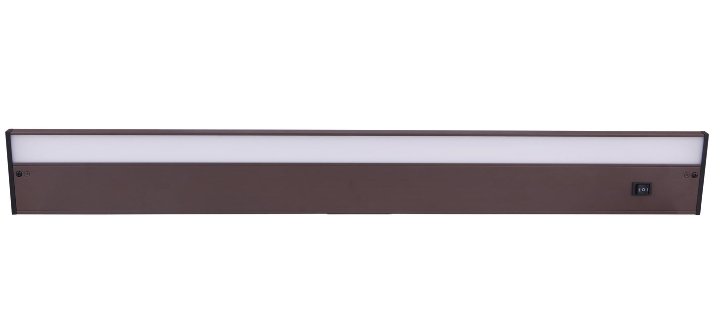 CUC1036-BZ-LED - Undercabinet Light Bars 1 Light 3.63" Wide Under Cabinet Light Bar - Bronze