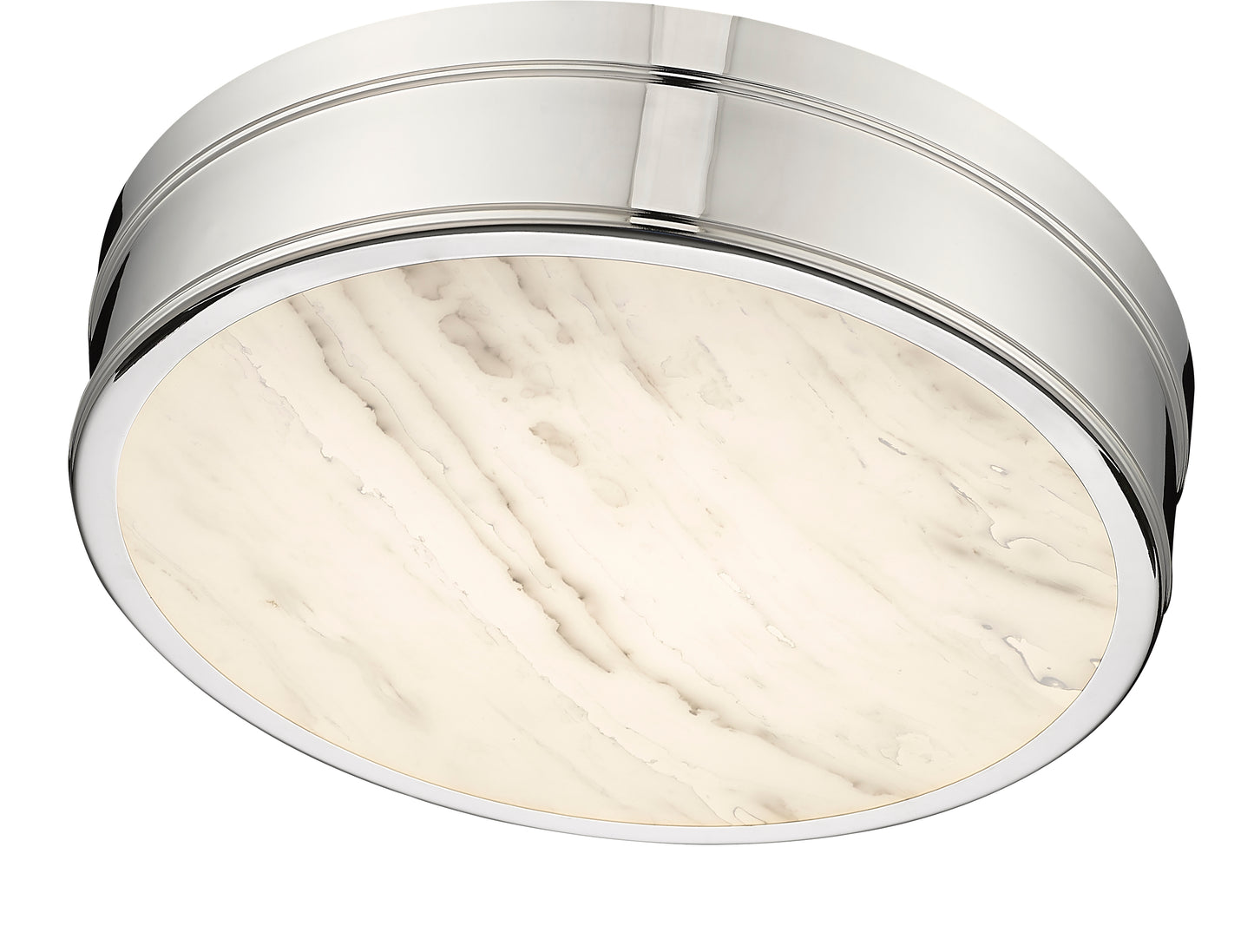 1944F15-PN-LED - Anders 1 Light Flush 15" Mount - Polished Nickel