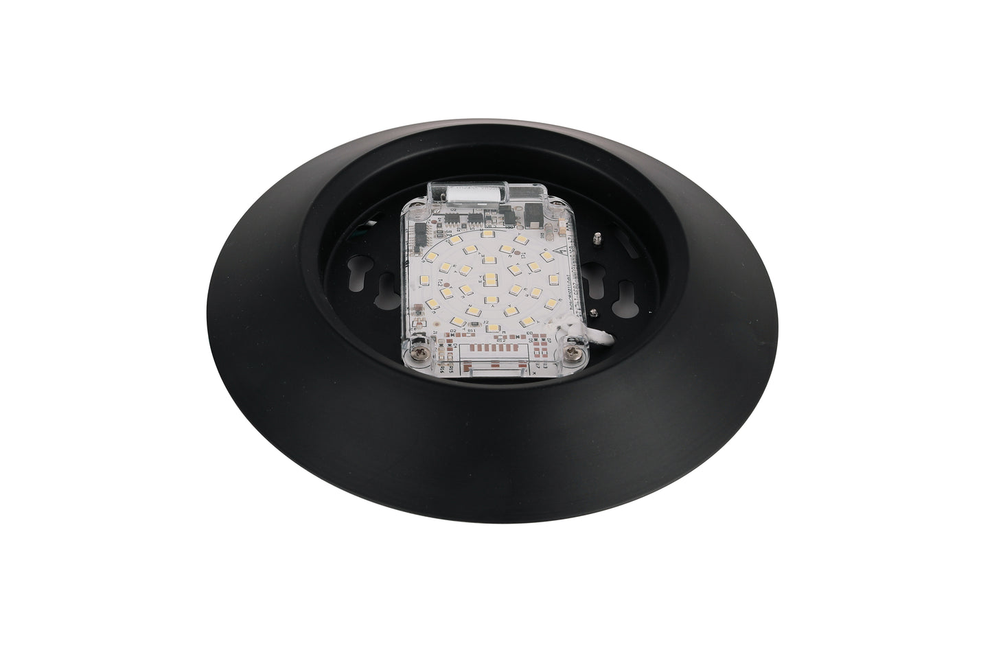 X9306-FB-LED - LED Flush 7.5" Wide Flush Mount - Flat Black
