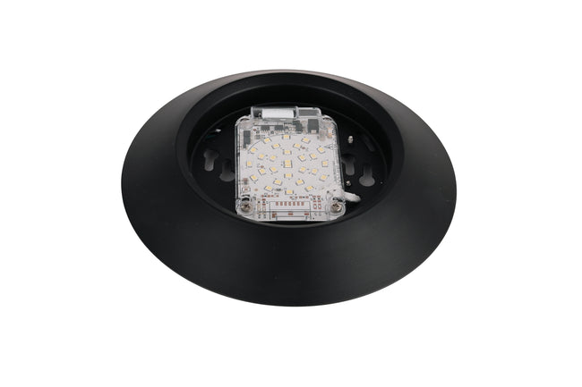 X9306-FB-LED - LED Flush 7.5" Wide Flush Mount - Flat Black