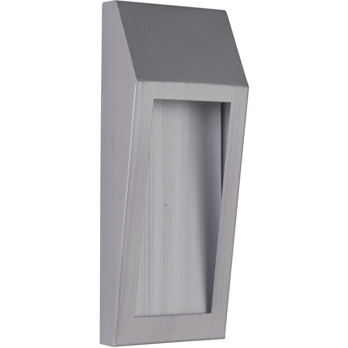 Z9302-BAO-LED - Wedge 1 Light 11" High Outdoor Pocket Sconce - Brushed Aluminum