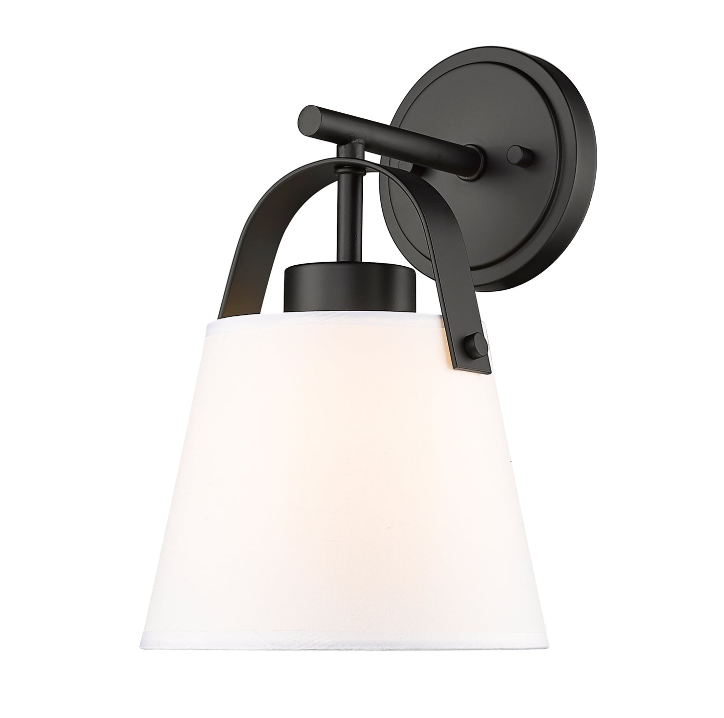 743-1S-MB - Z-Studio 1 Light Wall 13" Sconce - Matte Black