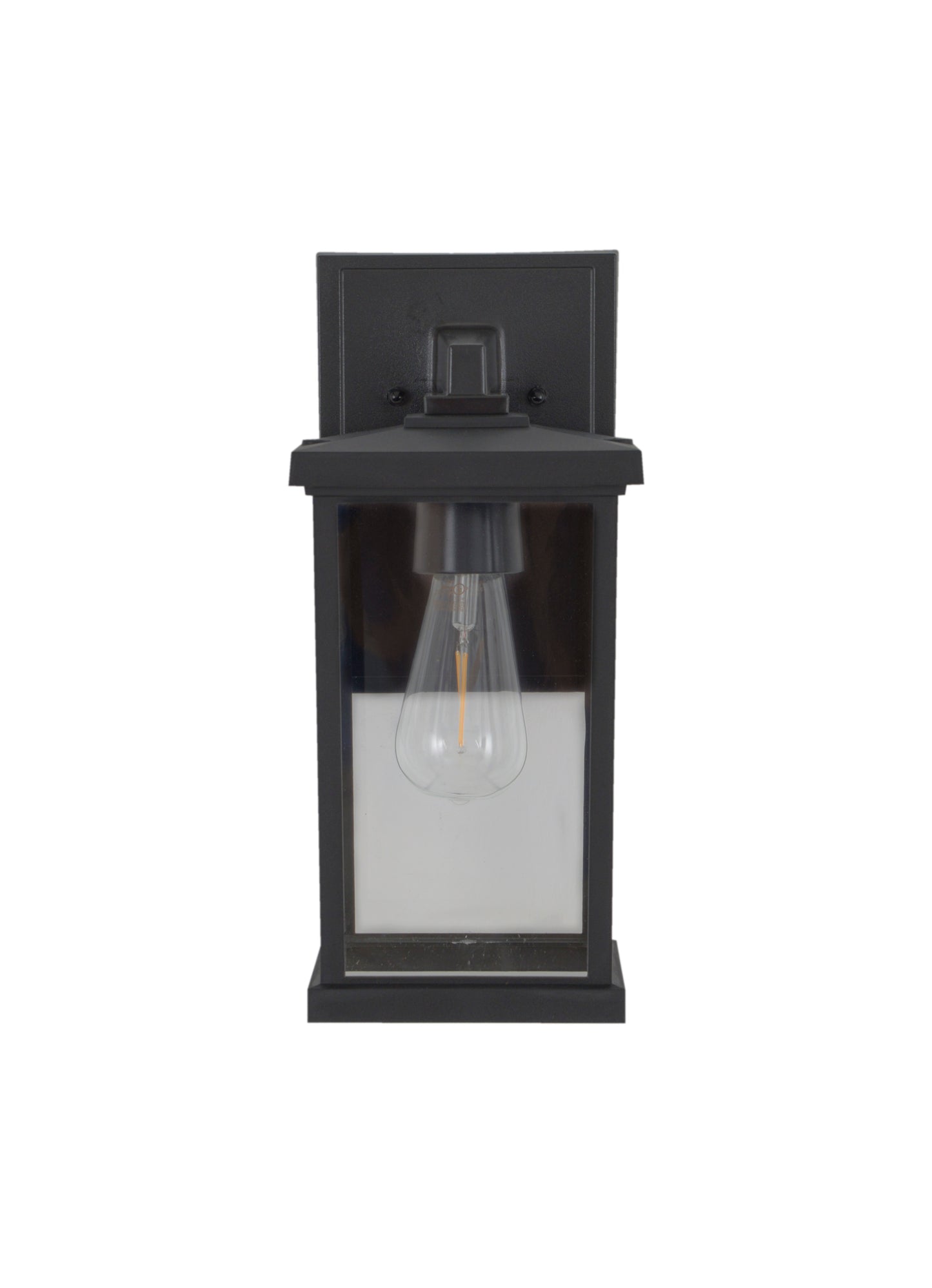 ZA2414-TB-C - Resilience Lanterns 1 Light 14" High Outdoor Wall Lantern - Textured Black