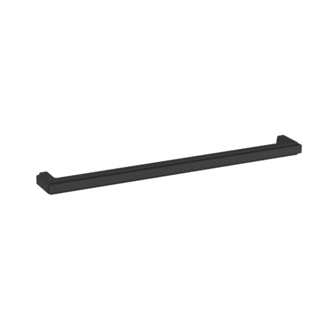4428190 - 12" Centers - Raised Pull - Satin Black